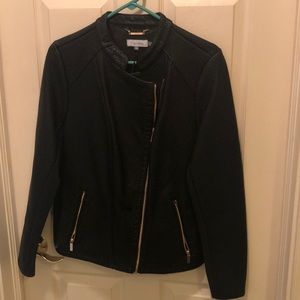 Calvin Klein Faux Leather Moto Jacket